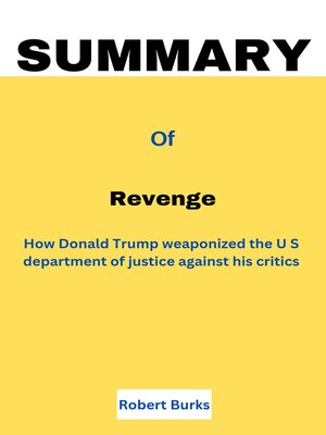 cover image of SUMMARY of Revenge by Michael Cohen
